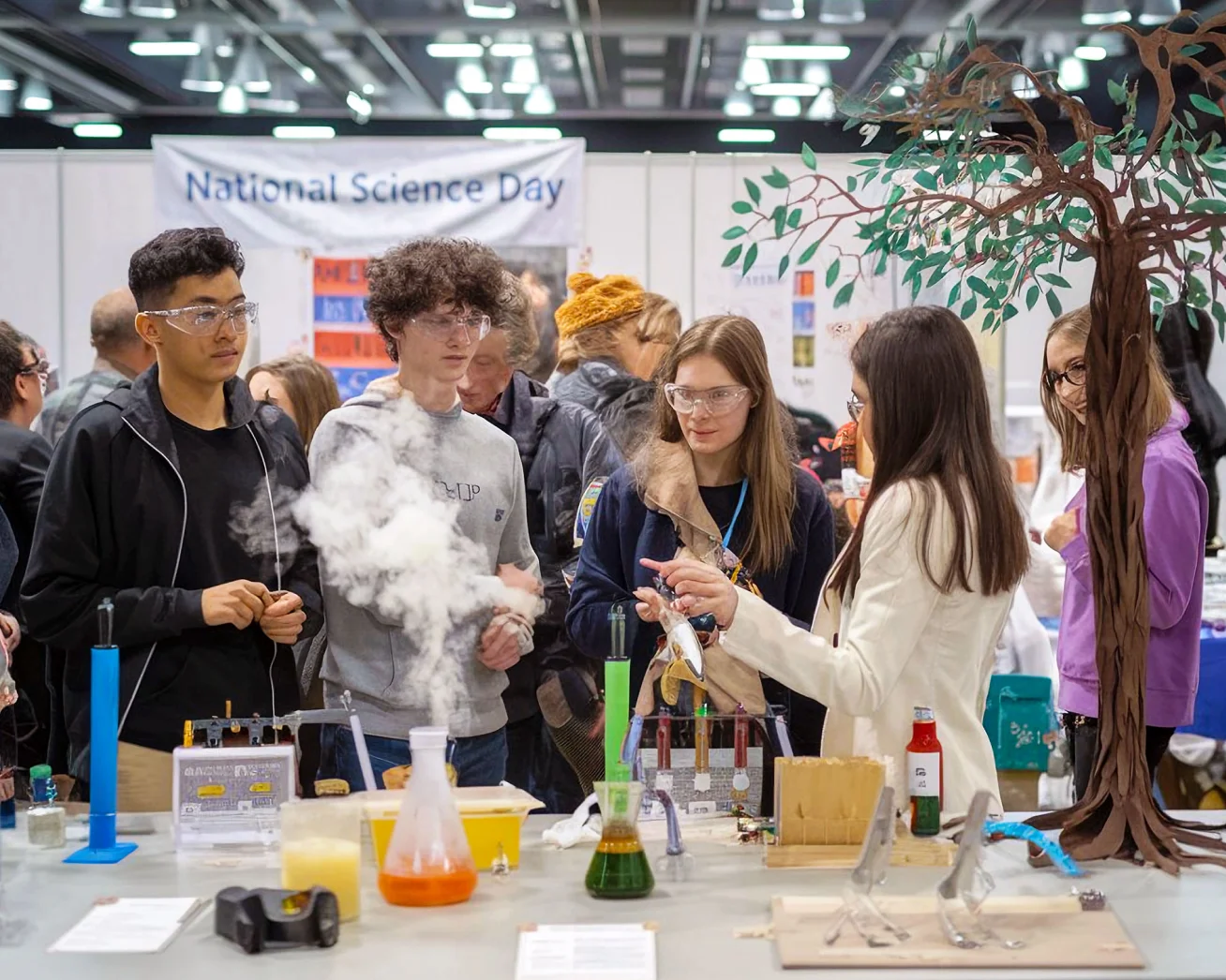 Free ticketing system for science exhibits