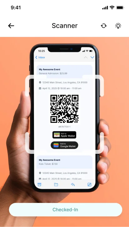 Mobile Ticket Scanner App