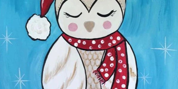 YOUTH ACRYLIC PAINT PARTY: Winter Owl