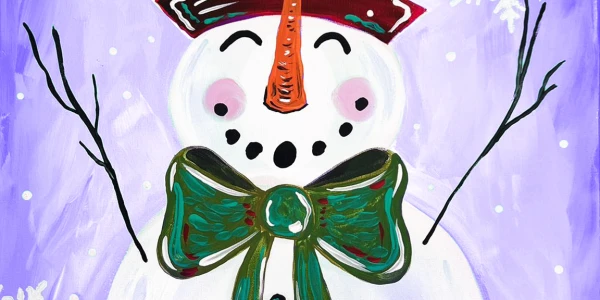 Brush Buddies: Wintry Snowman ⛄️- ALL AGES