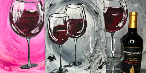 Sip & Paint: CHEERS! Wine Glasses