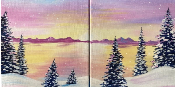 NEW VENUE - Date Night/Paint & Sip Night: Winter Wonderland