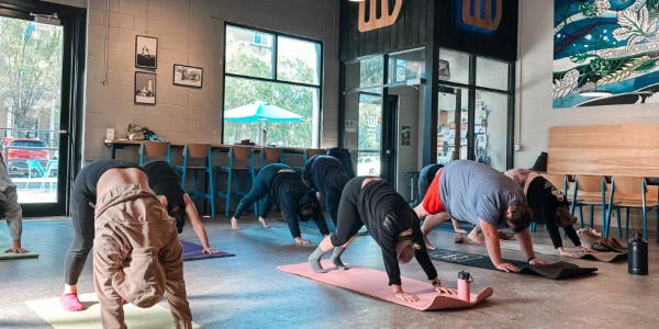 Yoga On Tap at Working Draft