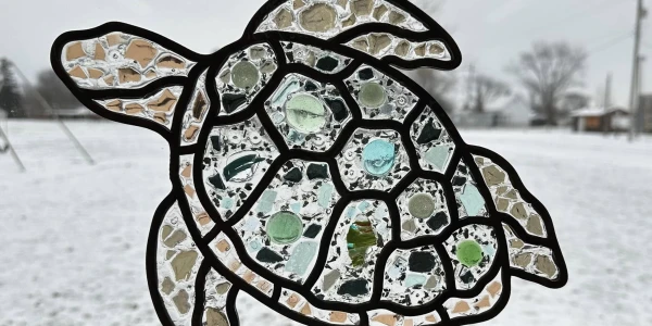 Raisin'Resin! Adult/Youngin' Workshop: Sea Turtle Faux Stained Glass