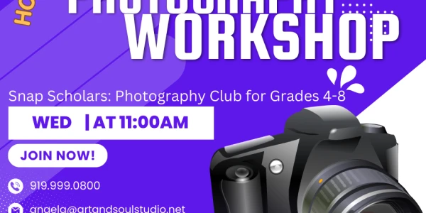 Youth Photography 101 & Photo Club for Homeschoolers