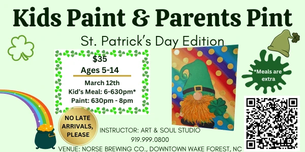 Kids Paint & Parents Pint