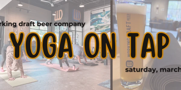 Yoga On Tap at Working Draft