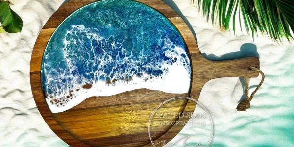 Ocean Resin Wood Charcuterie Board Workshop