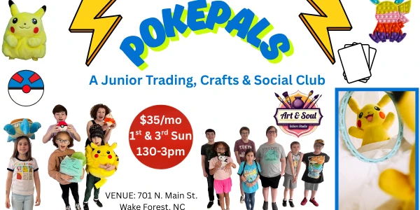 Junior Trainers Crafting & Social Club: Gotta Craft ‘Em All!