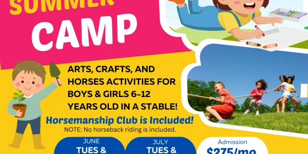 Summer Camp: Arts, Crafts, and Horses!