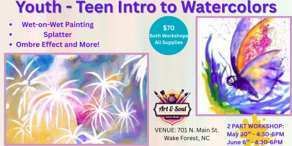 Youth to Teen - Introduction to Watercolors