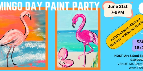 Paint Party: Celebrate National Flamingo Day