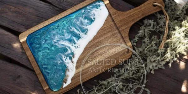 Ocean Resin Wood Charcuterie Board Workshop
