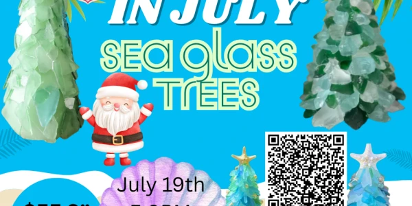 Christmas in July: Sea Glass Trees