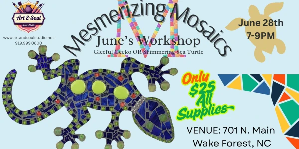 Mesmerizing Mosaics: Gecko or Sea Turtle