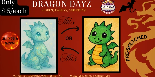 🎨🐉 Dragon DayZ – A Fire-Breathin’ Painting Party! 🐉🎨