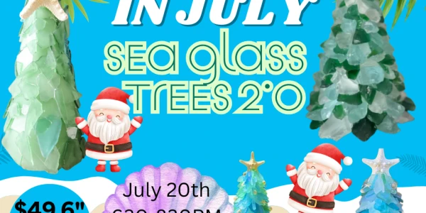 Christmas in July: Sea Glass Trees 2.0