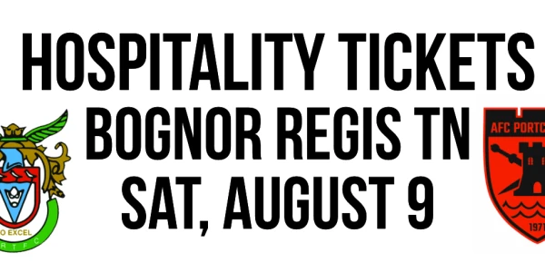 AFC Portchester v Bognor Regis Town - Sat, Aug 9: Kick Off 3pm