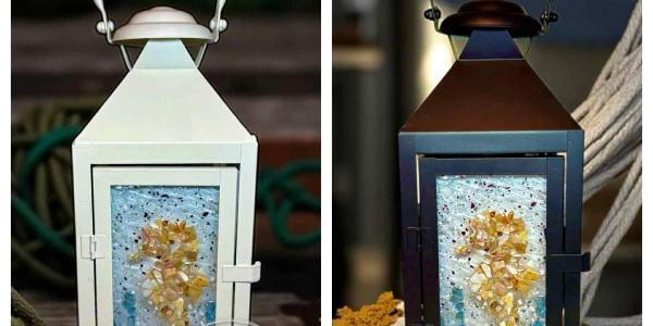 11/1/2025 UV Resin and Crushed Glass Lantern Workshop - 2 Different Color and Size Options!