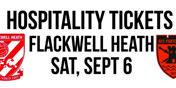 AFC Portchester v Flackwell Heath - Sat, Sept 6: Kick Off 3pm