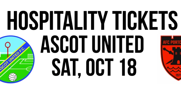 AFC Portchester v Ascot United - Sat, Oct 18: Kick Off 3pm