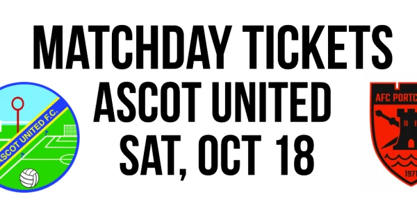 AFC Portchester v Ascot United (The Isthmian League - South Central Division) - Sat, 18 Oct: Kick Off 3pm