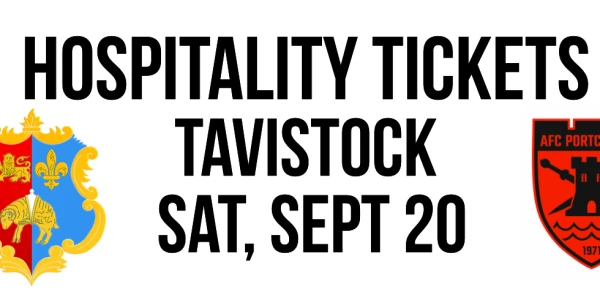 AFC Portchester v Tavistock - Sat, Sept 20: Kick Off 3pm
