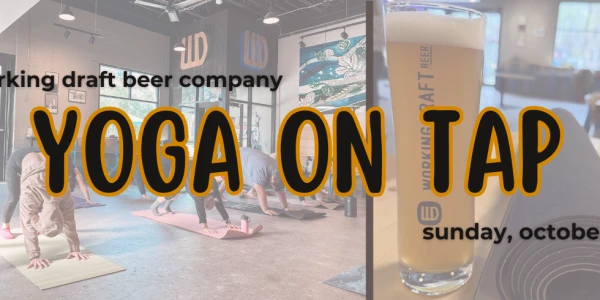 Yoga On Tap at Working Draft