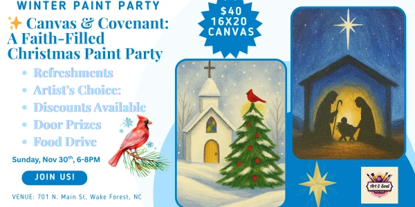 ✨ Peace & Paint: A Faith-Filled Christmas Workshop