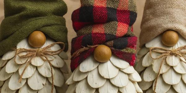 Make It Monday at WISP on White: Pinecone Gnomes