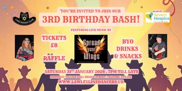 Lawley Village Line Dance Club 3rd Birthday Bash