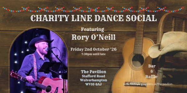 The Pavilion – Charity Line Dance Social Featuring Rory O'Neill