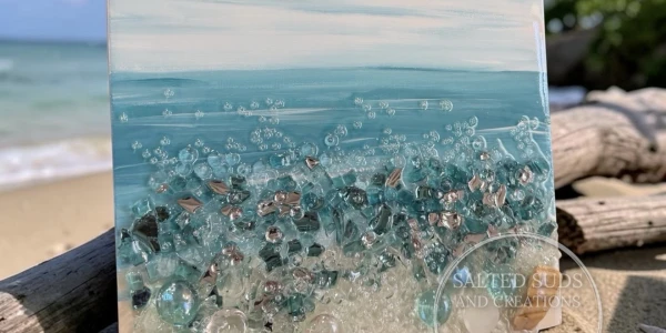 7/16/2026 Coastal Glass and Resin Canvas Workshop