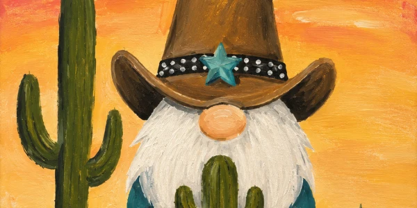 Gnome on the Range a Southwest Paint Night! Apache Junction AZ 6/13