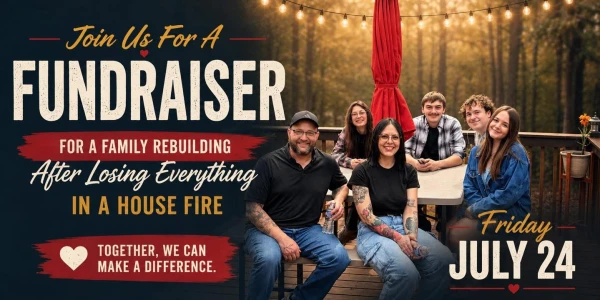 Community Fundraiser for a family rebuilding