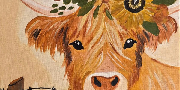 Honey the Highlander Sip & Paint @ Heggie's Place Toppenish